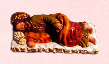 San José Dormido Con Sábana - 10 Cm